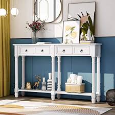 We did not find results for: Buy Rustic Console Table With Storage Narrow Console Table With Drawers Long Sofa Table For Entryway Living Room Hallway Antique White Online In Vietnam B096s3k7lg