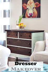 Stain got some issues as well. Dresser Makeover With Stain And Paint Refresh Restyle