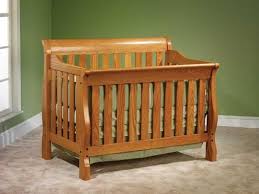 Cottage Sleigh Amish Baby Crib Bed Amish Furniture Solid Wood Mission Shaker Furniture Chicago Area Illin Wooden Baby Crib Baby Cribs For Sale Wood Crib