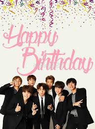 Birthday Card Printable Free Bts Happy Birthday Bts Birthday Card De Baekgie29 Bts Cumpleanos Bts Cumpleanos