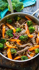 Once the ground beef's been cooked, chop it into small chunks (instead of shreds) so the dish is more like a casserole rather than a stew. Skinny Mongolian Beef Noodles 30 Minutes Meals