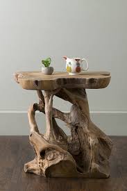Amazon Com East At Main Grafton Brown Specialty Teakwood Accent Table 21x21x21 Kitchen Dini Wood Furniture Plans Driftwood Furniture Rustic Contemporary