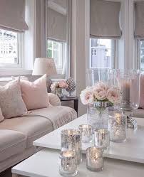 54 Ideas Living Room White Grey Pink Gray Gray Grey Ideas Living Pink Room White In 2020 Romantic Living Room Silver Living Room Silver Living Room Decor