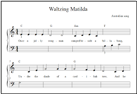 This song sung by jimmie rodgers reached no.5. Free Popular Sheet Music Waltzing Matilda For Beginner Piano Solo Or Duets