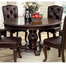 The broad categories of round dining table with leather chairs at alibaba.com take into account different users' needs and incorporate round dining discover unending possibilities with favorable round dining table with leather chairs at alibaba.com. Bellagio Brown Cherry Round Dining Table By Furniture Of America