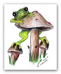 Mushroom drawing mushroom art frog sketch frosch illustration cute frogs funny frogs mushroom tattoos frog drawing art mignon. Frog Mushroom Frog Art Frog Drawing Frog Sketch