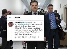 Matthew louis gaetz ii (/ˈɡeɪts/ gayts; Republican Rep Matt Gaetz Under Investigation By Florida Bar Association For Tweet At Michael Cohen News The Florida Times Union Jacksonville Fl