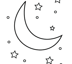 Pin gambar mewarnai matahari bulan dan bintang on pinterest via. 42 Mewarnai Gambar Matahari Bulan Dan Bintang Paling Baru Lingkar Png