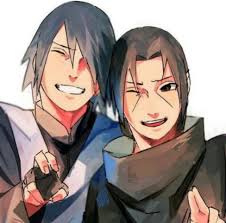 The Uchiha Brothers Sign Of Affection No What Do You Mean I M Not Crying Sasuke And Itachi Anime Naruto Itachi