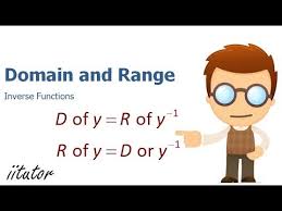 Domain And Range Of Inverse Functions Mathematics Youtube