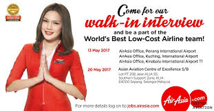 Search job opportunities in malaysia: Airasia Cabin Crew Walk In Interview May 2017 Better Aviation