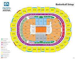 Consol Energy Center Seating View Target Center Seating