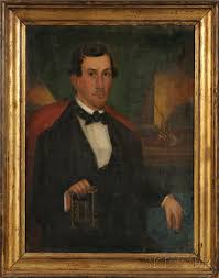 Sold at auction Gloria Welby Fisher (American, Mid-19th Century) Pair of  Portraits of Samuel Bender and His First Wife, Margaret. Auction Number  2538B Lot Number 446
