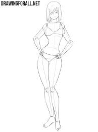 When it comes to anime drawings things don't go that easy as compared to simpler drawing styles. How To Draw An Anime Girl Body Drawingforall Net