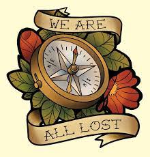 Compass Art Print By Hvelge Society6 Traditional Tattoo Compass Art Old School Tattoo