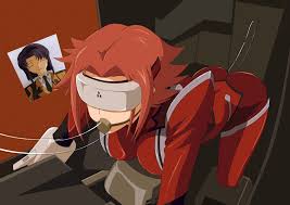 cecile croomy, kouzuki kallen, code geass, artist request, highres, 1girl,  anal, bdsm, blindfold, bodysuit, bondage, bound, photo (object), red  bodysuit, solo, tube, vaginal - Image View - | Gelbooru - Free Anime and  Hentai Gallery