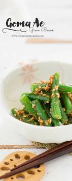 Goma Ae Japanese Side Dish Japanese Vegetarian Recipes Green Beans