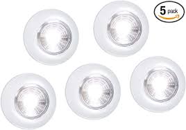 Dream Master 5 Pack Led Battery Powered Wireless Night Light Stick Tap Touch Lamp Stick On Push Light For Closets Cabinets Counters Or Utility Rooms Cordless Touch Light Batteris Not Included Amazon Com