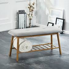 Bank Hemmet Lackiert Stoff Grau Haus Deko Danische Mobel Esszimmer Mobel