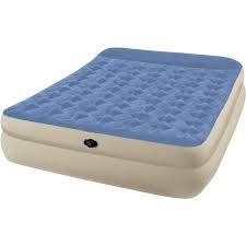 Queen size air bed mattress. Intex Queen 18 Raised Pillow Rest Airbed Mattress Queen Mattress Size Air Bed Air Mattress