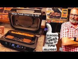 Ninja Foodi Smart Xl Grill Bubba Burgers Fries At The Same Time Youtube In 2020 Bubba Burgers Hamburgers Grilled Grilling Frozen Burgers