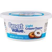 Personalized health review for great value cream cheese: Great Value Cream Cheese Spread Light Allergy And Ingredient Information