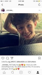 Joshua Luttrell's Instagram, Twitter & Facebook