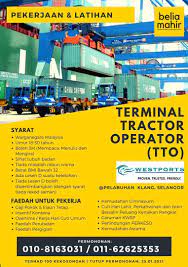 Anyone who interested can email us gnworldwide118@gmail.com or whatsapp 012 264 1413. Kerja Kosong On Twitter Terminal Tractor Operator Telegram Lubuk Kerja Kosong Https T Co Dyxpx2w1jj