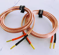 Kable głośnikowe Van Damme Hi-Fi Series LC-OFC 2x4mm zakończone końcówkami  - 2x10m