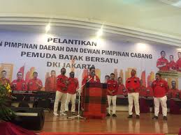 Hadirnya ormas pemuda batak bersatu (pbb) ini bertujuan untuk mempererat hubungan tali silahturahmi antar pemuda batak, memperkuat mitra juga menambahkan bahwa selain itu ormas pemuda batak bersatu (pbb) akan turut serta berpartisipasi dalam pembangunan kemajuan. Wakil Gubernur Jakarta Hadiri Pelantikan Dpd Dan Dpc Pemuda Batak Bersatu