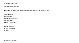 To gather phone, fax, and email in address book we can use this query: Email Templates And Emailing Suppliers Customers Dear Support Team