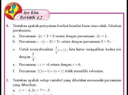 Maybe you would like to learn more about one of these? Kelas 7 Plsv Ayo Kita Berlatih 4 2 By Un Petit Dejeuner86