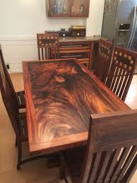 Monkey Pod Dining Table 1 1 4 Monkey Pod Slab Sapele Boarder Wood Dining Table Monkey Wood Wood Table Design