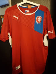 The czech national football team represents the czech republic in international football, and are controlled by the you can buy any united kingdom football jersey,spain football jersey,italy football jersey,italy football jersey,germany football jersey,france football jersey,mexico football. Czech Republic Football Jersey Sports Sports Apparel On Carousell