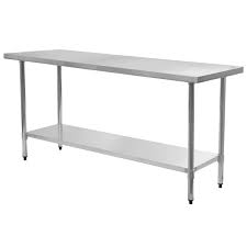 Kitchen Stainless Steel Work Table For Commercial Kitchen Prep Work Table With Lower Shelf Silver From Stainless Steel Kitchen Table The Ultimate Modern Kitche
