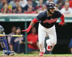 Cleveland Indians Sign Abraham Almonte To A 1 Year Deal To Avoid Arbitration Cleveland Indians Baseball Youth Baseball Gloves Cleveland Indians