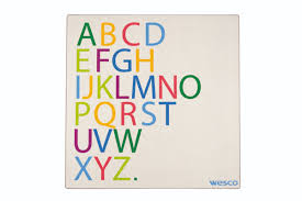 Alphabet refers to the letters of a language, arranged in the order fixed by custom. Spielteppich Alphabet Quadratisch 100 X 100 Cm Elviras Bastelmaterial
