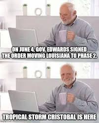 Hide The Pain Harold June 2020 Meme Louisiana