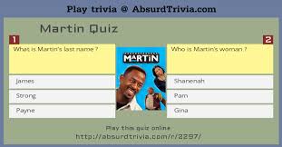 Among these were the spu. Martin Quiz