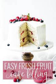 Fresh Fruit Easy Cake Filling Recipe Oh So Delicioso Recipe Cake Filling Recipes Fresh Fruit Cake Filling Recipes