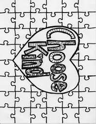 Puzzle pieces printable autism coloring pages printable puzzle piece page l autism awareness printable coloring pages puzzle autism puzzle piece printable template Autism Awareness Coloring Page By Teaching Ninjas Tpt
