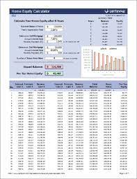 Home Equity Calculator For Excel Home Equity Loan Calculator Home Equity Home Equity Loan