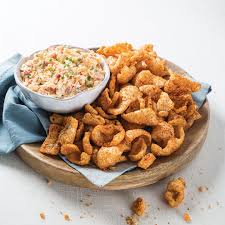 Spiced Pork Rinds With Pimiento Cheese Taste Of The South