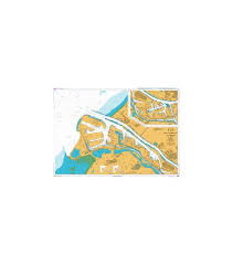 british admiralty nautical chart 207 hoek van holland to vlaardingen