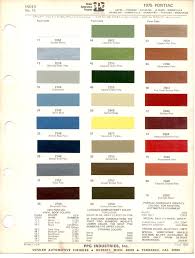 Pontiac Paint Charts Main Reference Page By Tachrev Com
