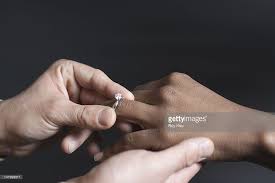 Man Putting A Wedding Ring On A Woman S Finger Wedding Rings Women Wedding