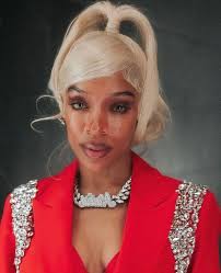 How well did Young M.A pull off the look?