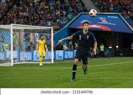 Benjamin pavard of bayern munich celebrates after scoring his team's second goal during the bundesliga match between fc bayern muenchen and fortuna. French Defender Benjamin Pavard During 12 Stock Photo Edit Now 1131444746