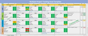 Multiple Project Tracking Template Excel Download