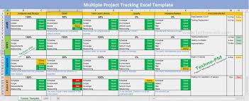 Multiple Project Tracking Template Excel Download